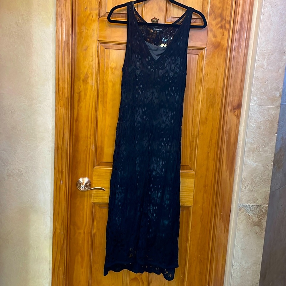 Gorgeous Eileen Fisher tank dress with silk underlined.